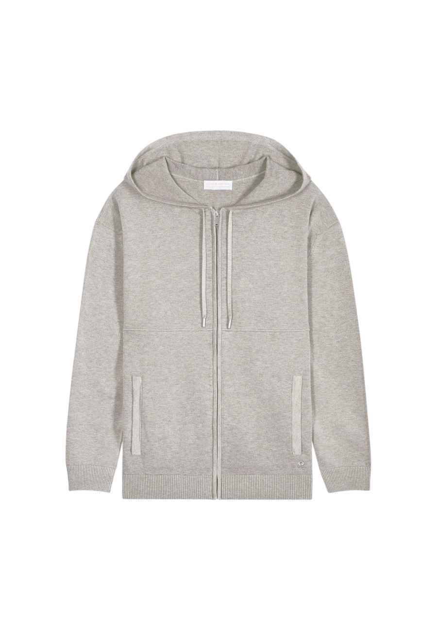 Technical wool hooded vest - Theo