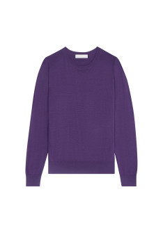 Round neck merino wool sweater - Asena