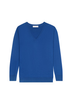 V-neck merino wool sweater - Arya