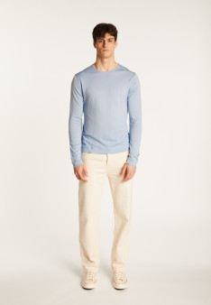 Pull col rond en laine mérinos- Erin