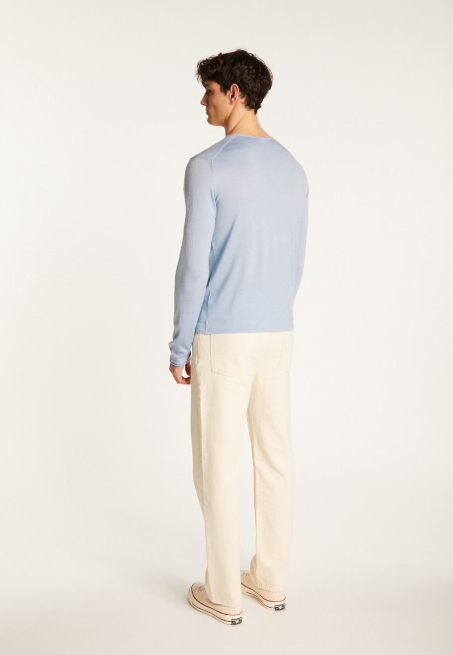 Merino wool crew neck sweater - Erin