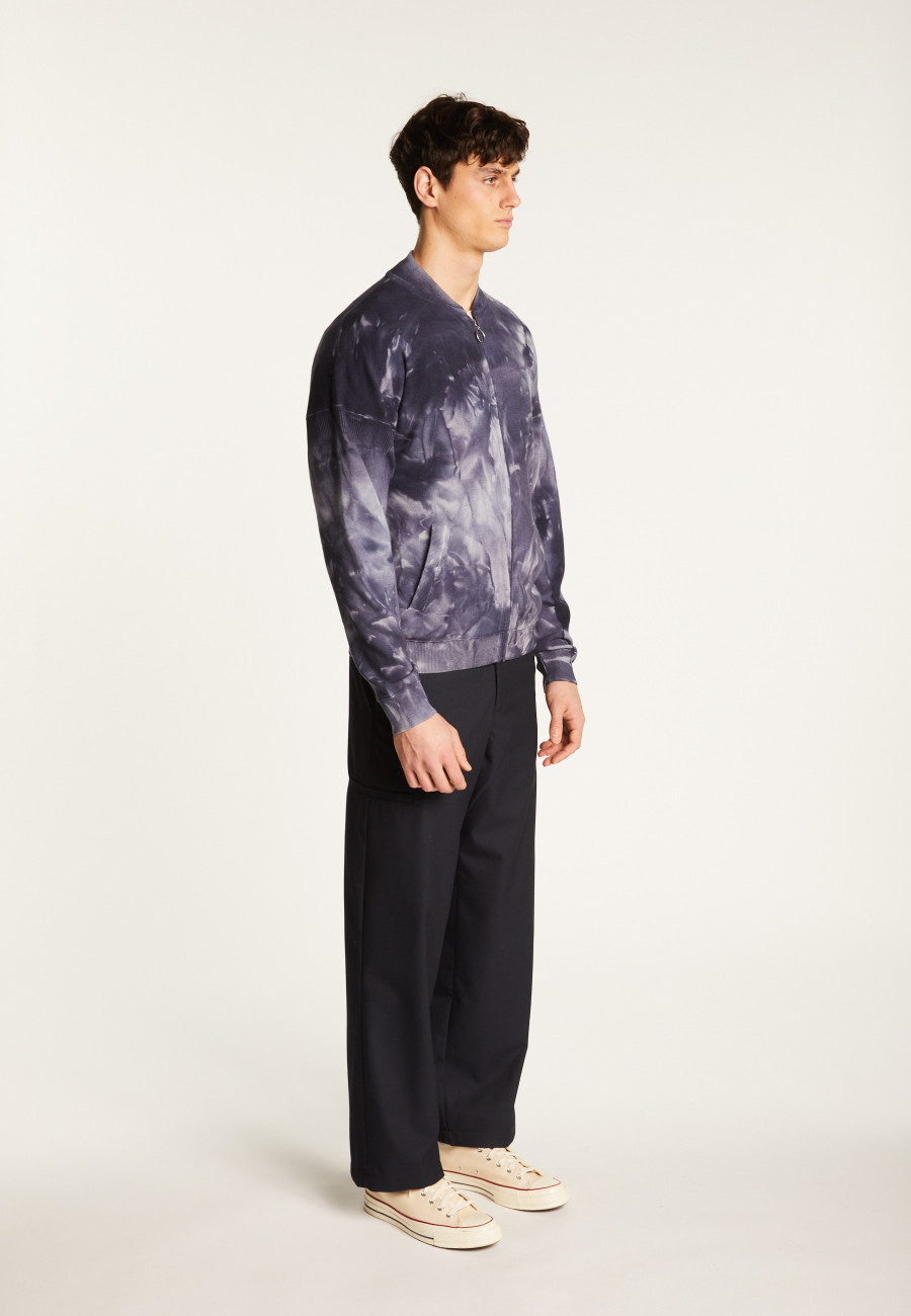 Wool blend zip up jacket - Madison