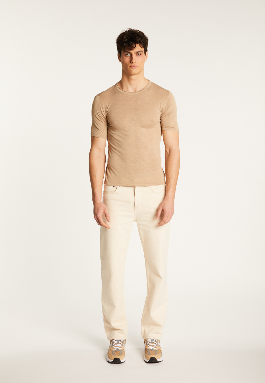 Flamed Linen T-Shirt - Renaud