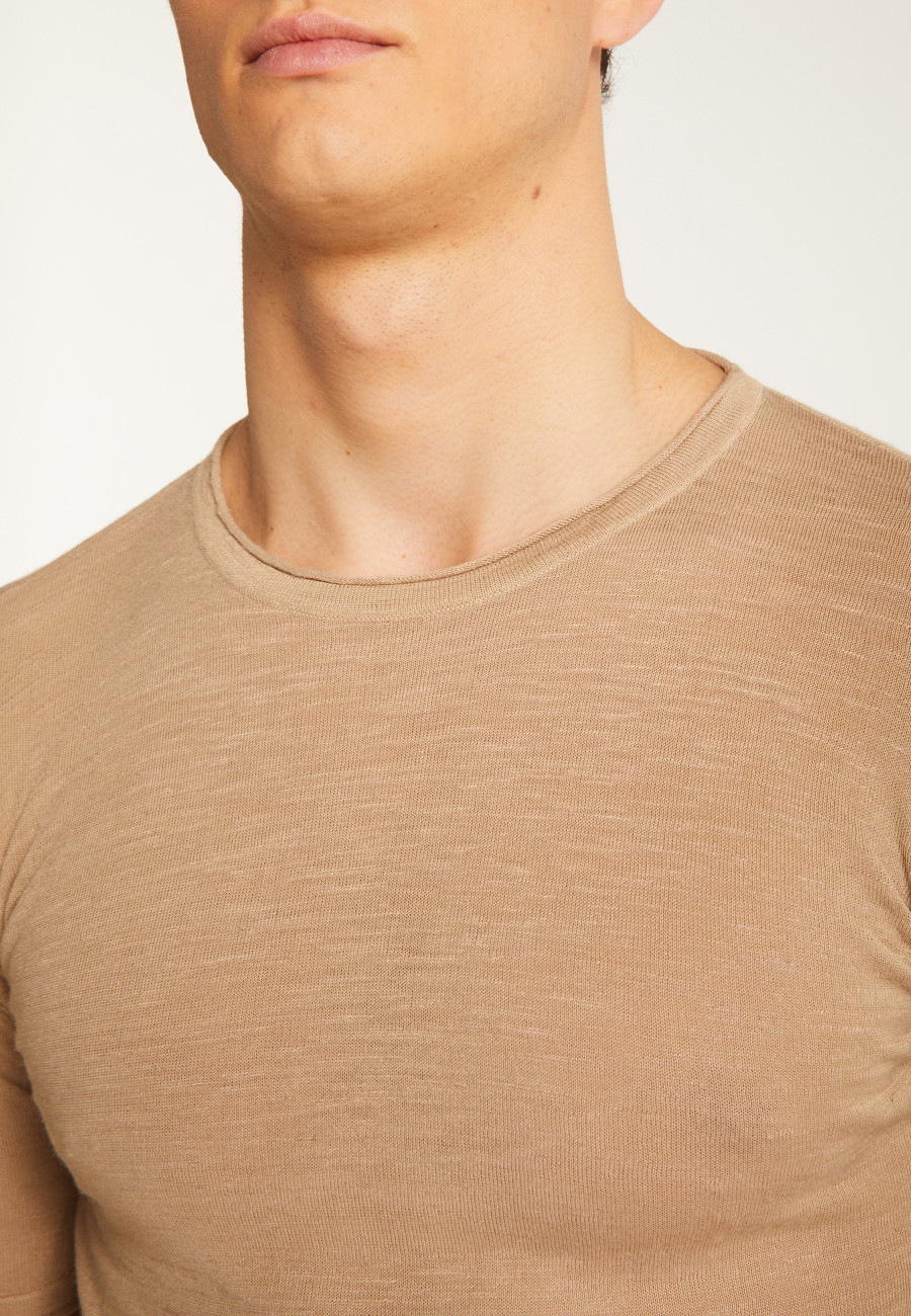 Flamed Linen T-Shirt - Renaud