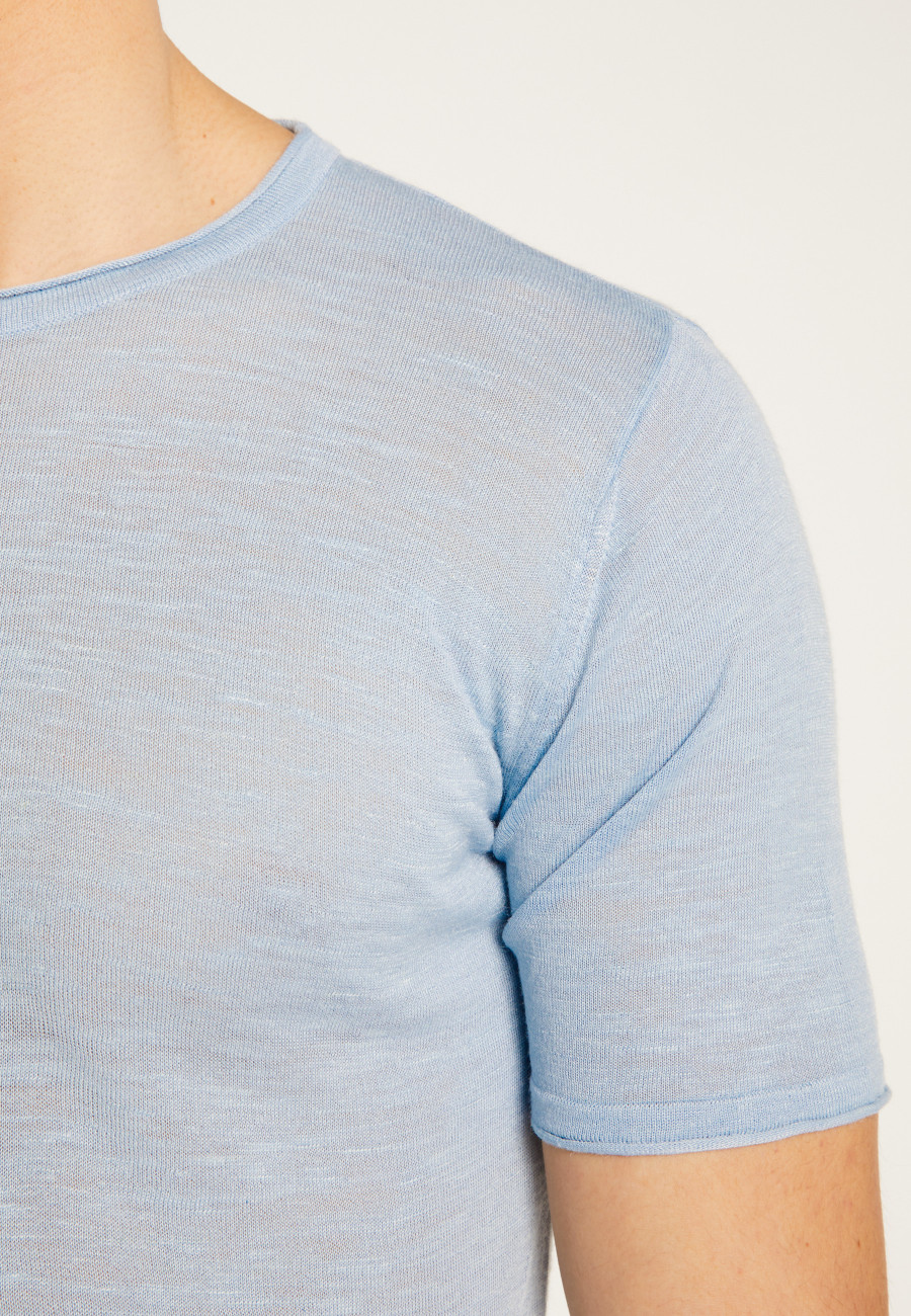 Flamed Linen T-Shirt - Renaud