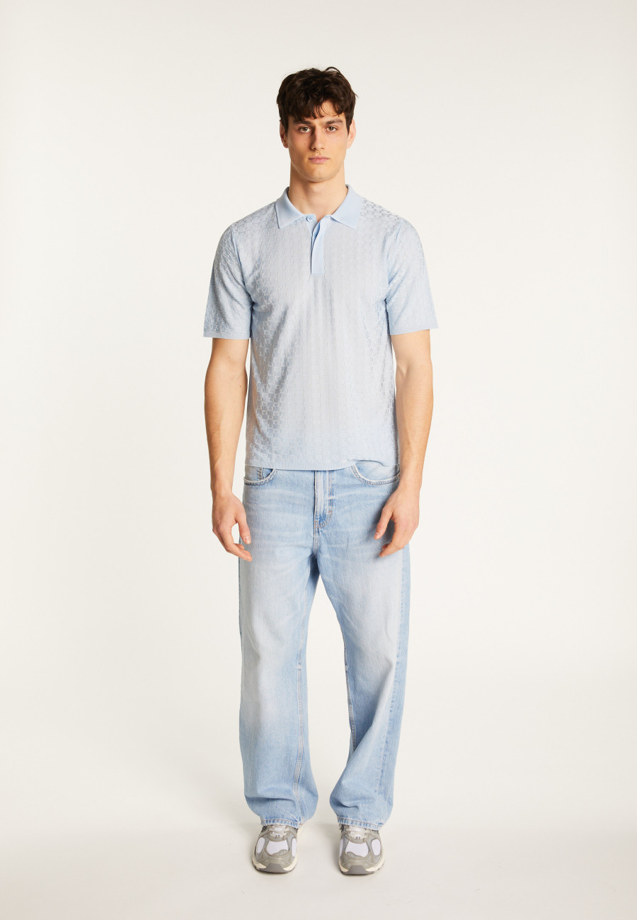 Polo in light thread - Matt