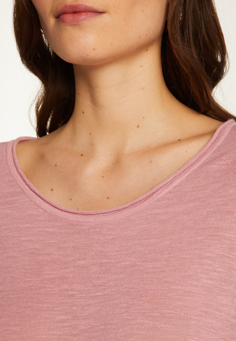 Flamed linen T-shirt - Lola