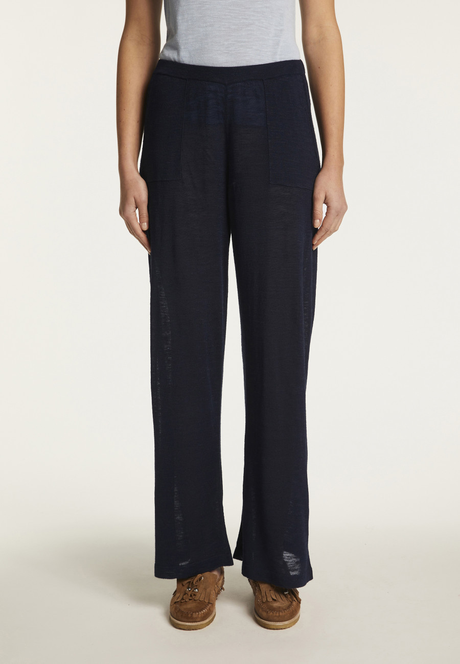 Slub linen pants - Debora