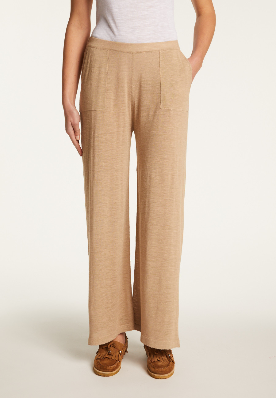 Slub linen pants - Debora
