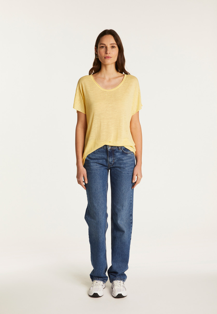 Flamed linen T-shirt - Lola