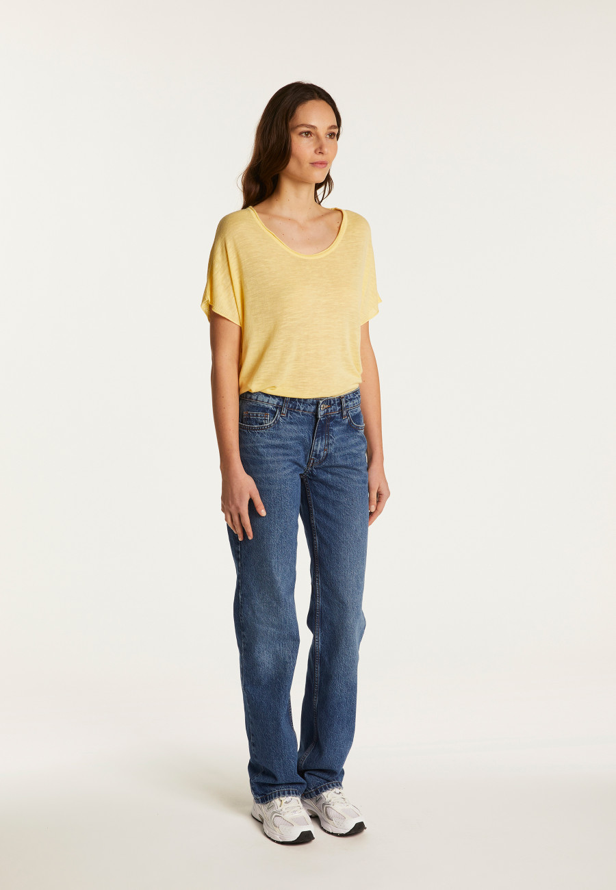 Flamed linen T-shirt - Lola