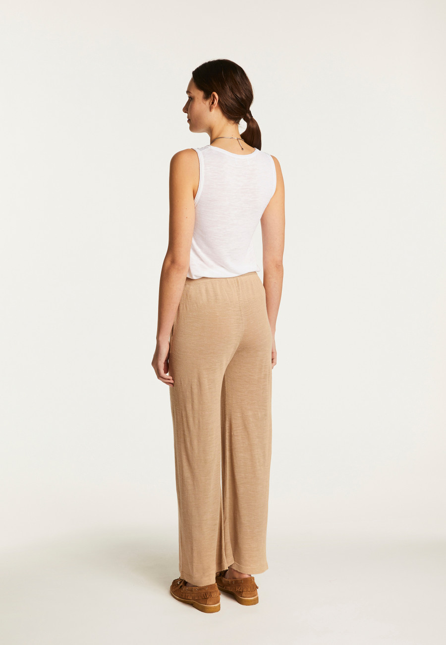Slub linen pants - Debora