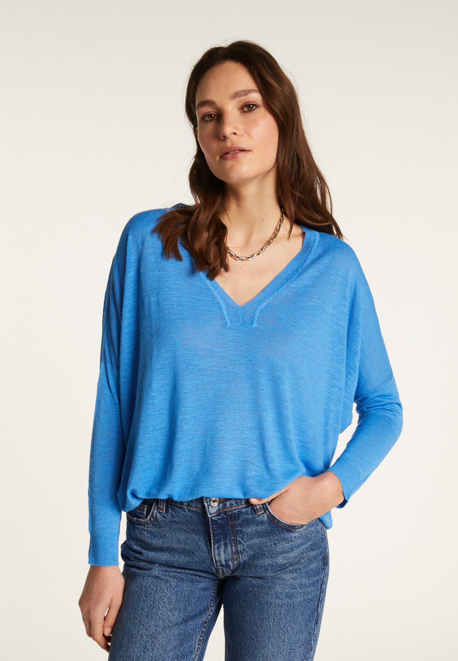 Slub linen sweater - Beja