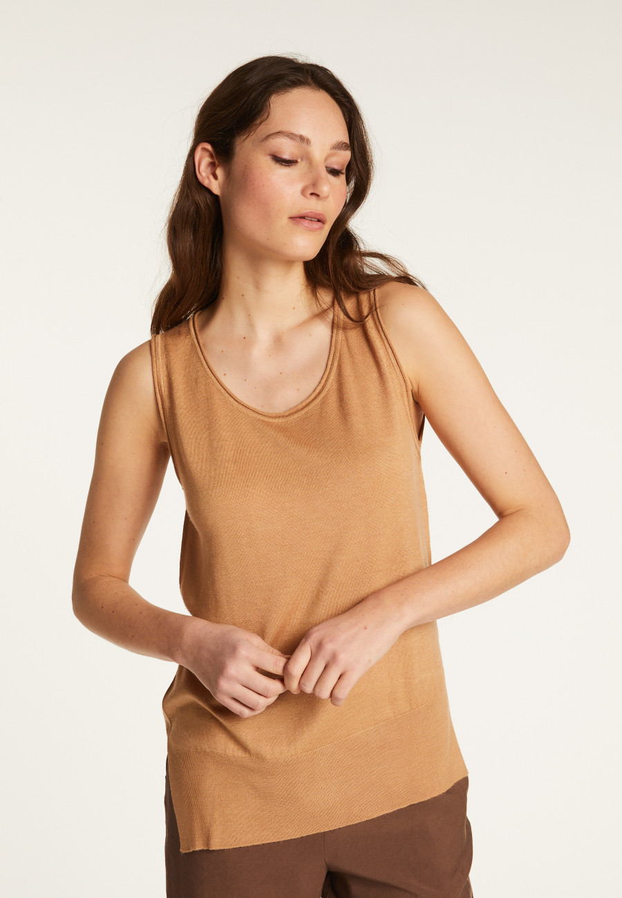 Cashmere and silk tank top - Daisy