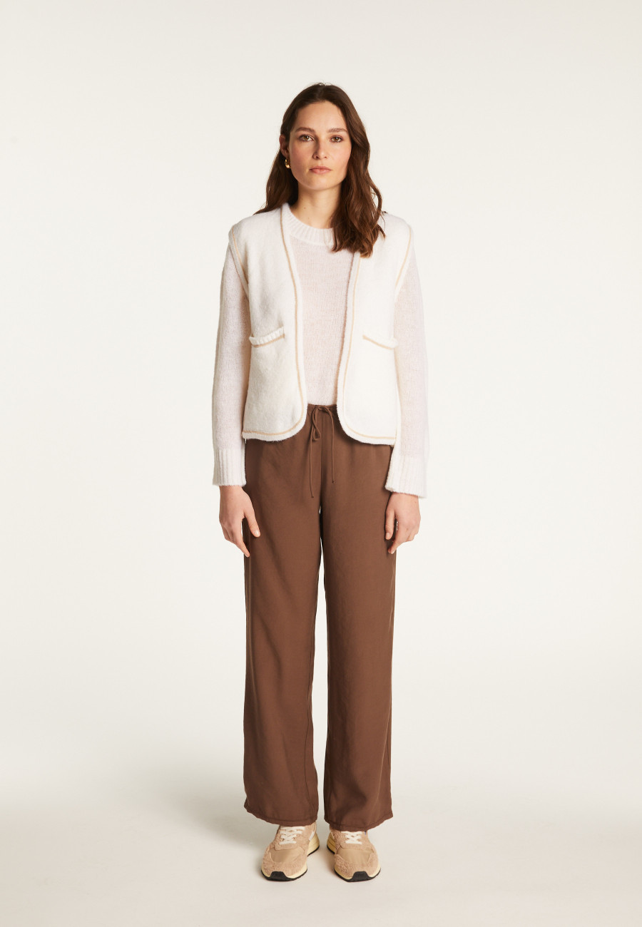 Merino wool sleeveless jacket - Filipa