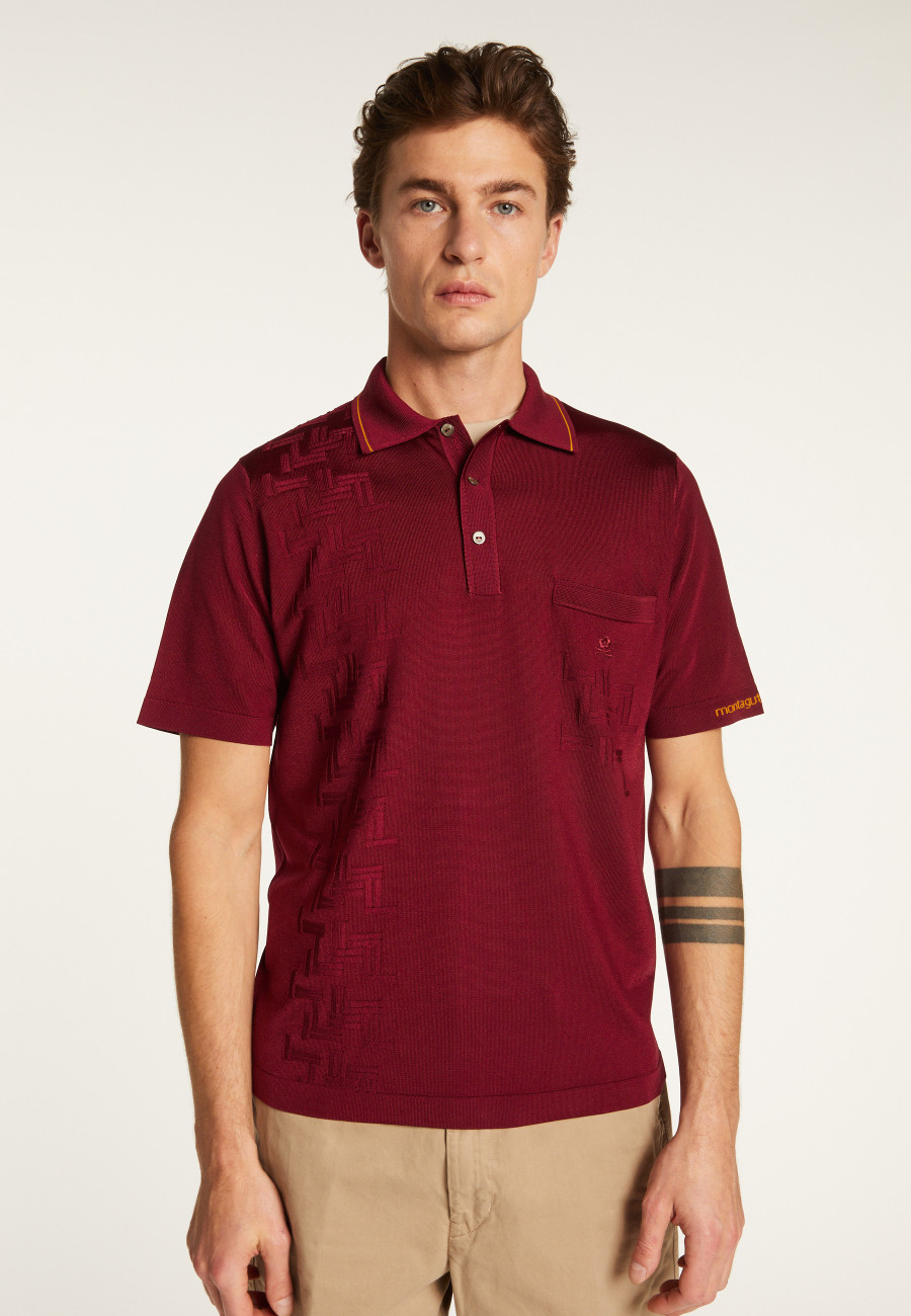 Fil Lumière patterned polo shirt - Stenley