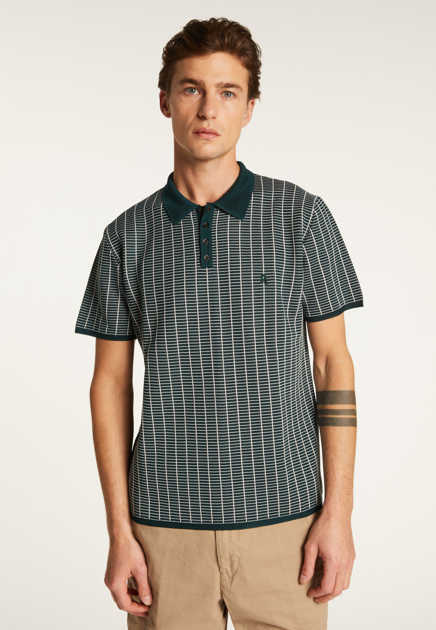 Polo à carreaux Fil Lumière Laurent
