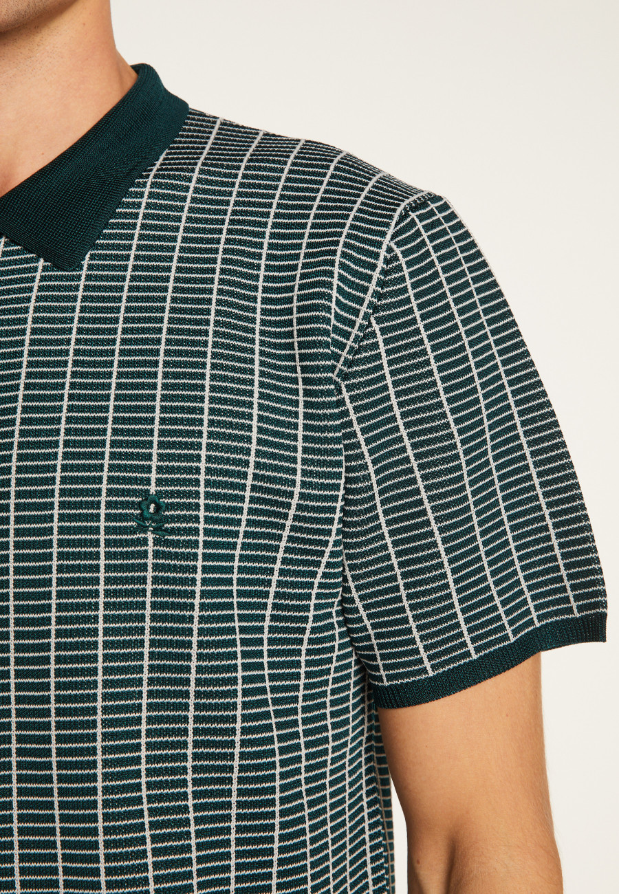 Polo à carreaux Fil Lumière Laurent