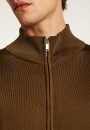 Zipped jacket in fil lumière - Romuald