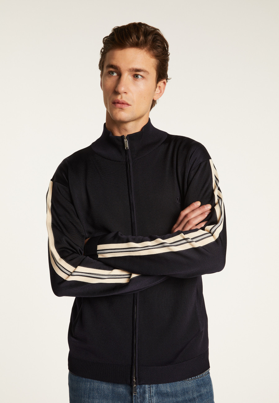 Zipped jacket in fil lumière - Romuald