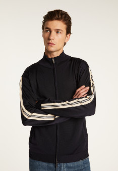 Zipped jacket in fil lumière - Romuald
