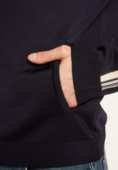 Zipped jacket in fil lumière - Romuald