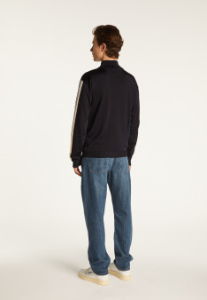 Zipped jacket in fil lumière - Romuald