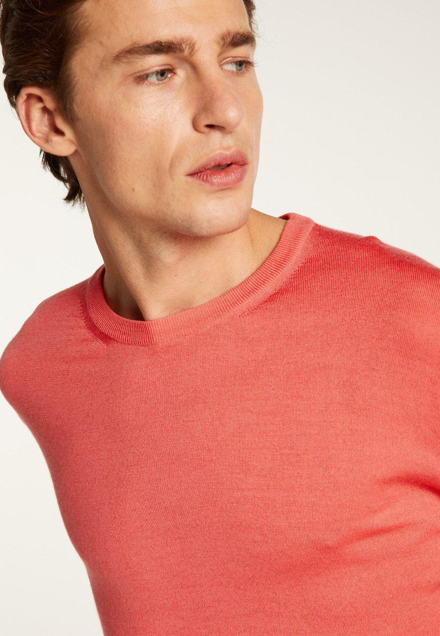 Eddie Merino Wool Crew Neck Sweater