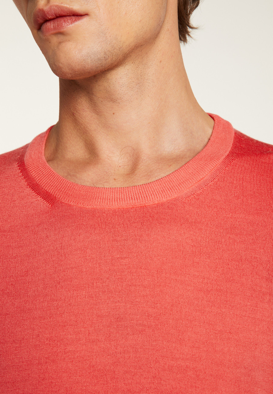 Eddie Merino Wool Crew Neck Sweater