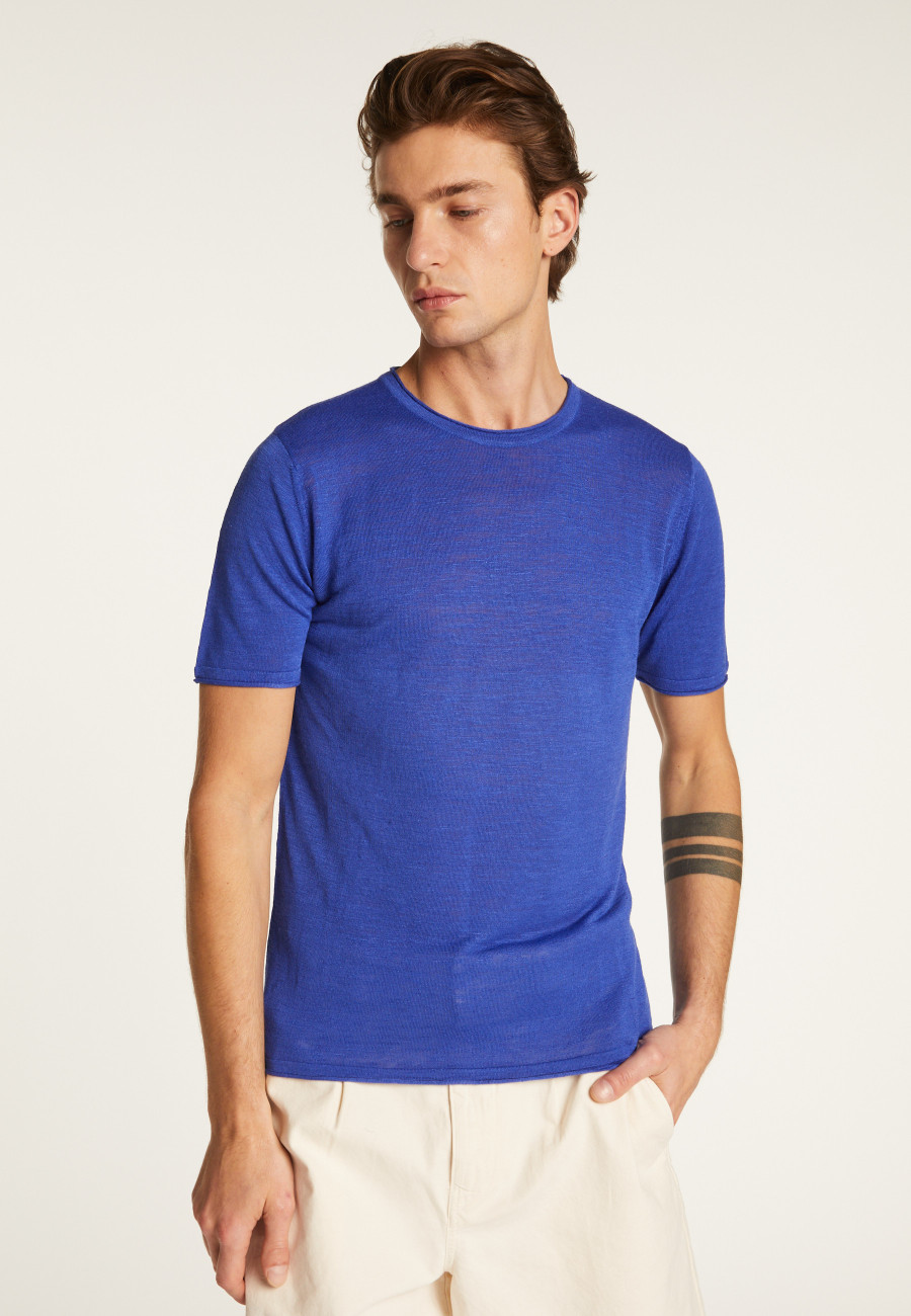Flamed Linen T-Shirt - Renaud
