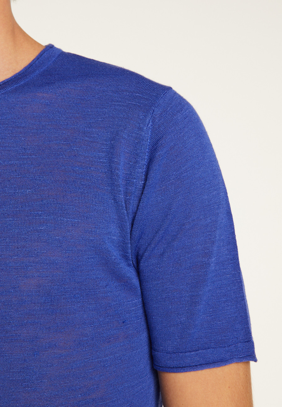 Flamed Linen T-Shirt - Renaud