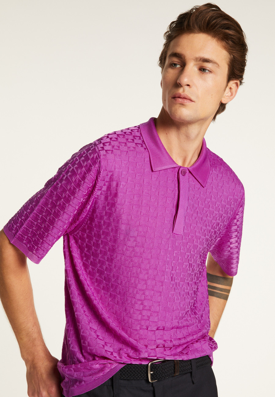 Polo in light thread - Matt