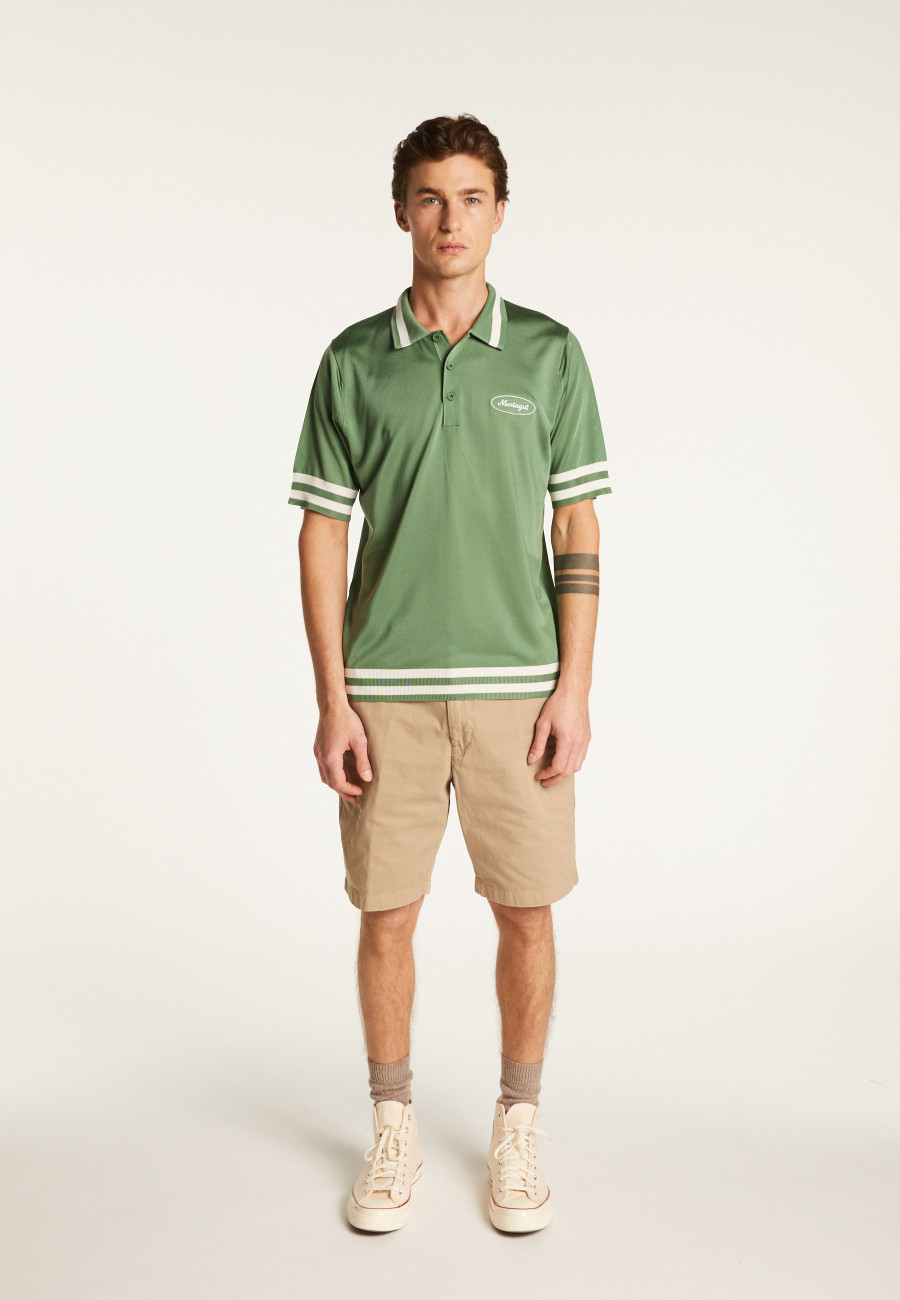 Polo shirt in light thread and stripes - Montmartre