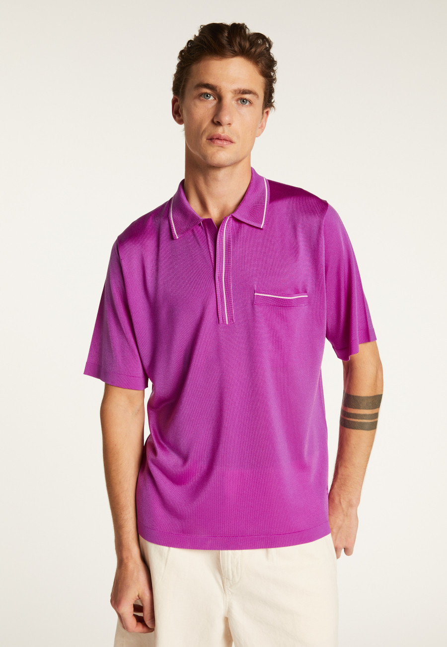 Light thread polo shirt - Montayang