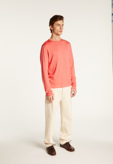 Pull col rond en laine mérinos- Erin