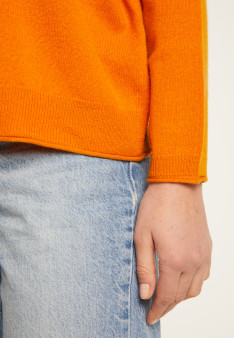 Loose-fit round-neck cashmere sweater - Acene