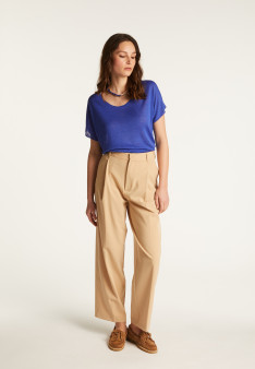 T-shirt en lin flammé - Lola