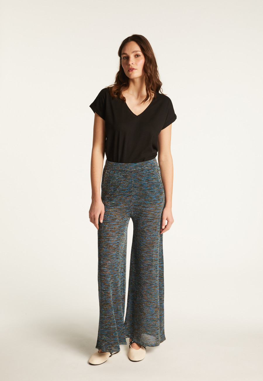 Iridescent wide leg pants - Dixie