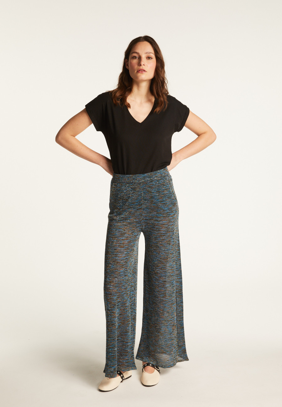 Iridescent wide leg pants - Dixie