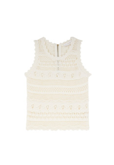 Openwork cotton tank top Danny