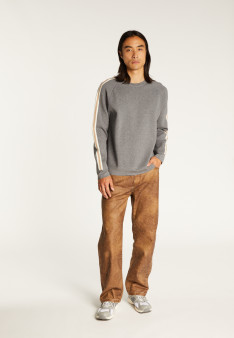 Wool-blend tricolour sweater - Sigur