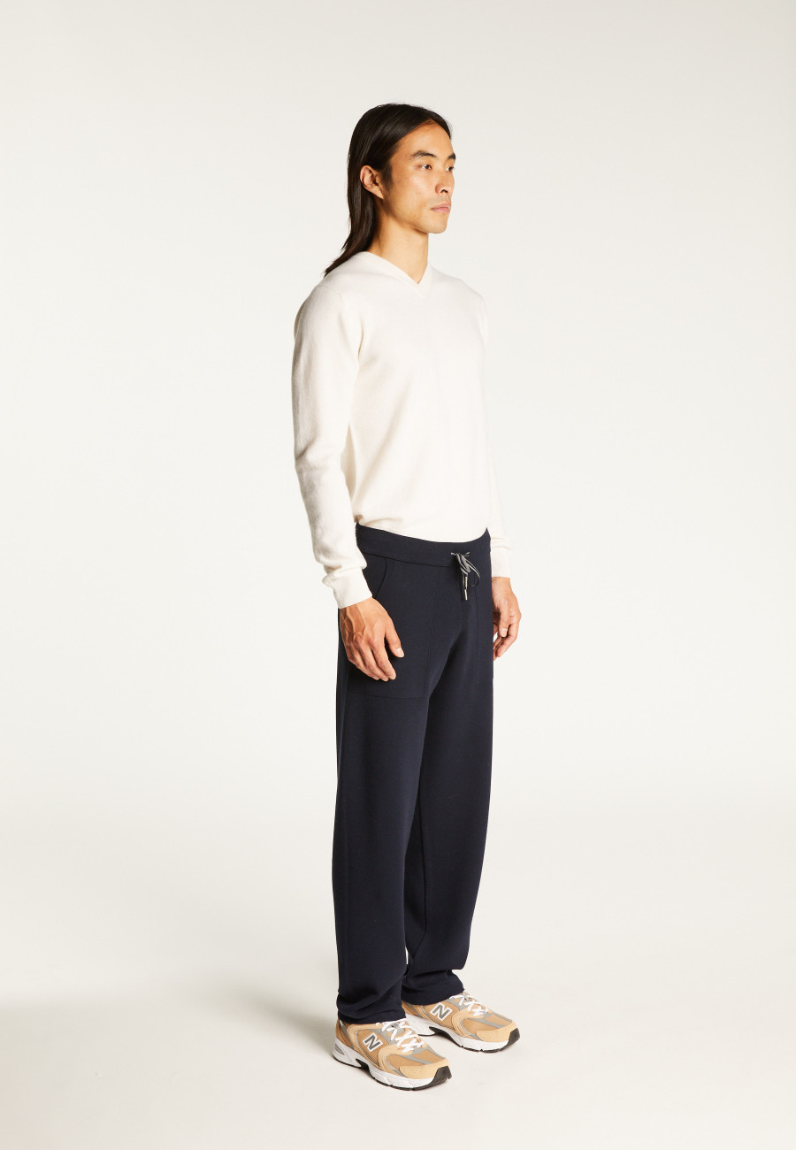 Pantalon à poches en laine mélangée - Silas