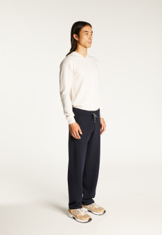 Pantalon à poches en laine mélangée - Silas