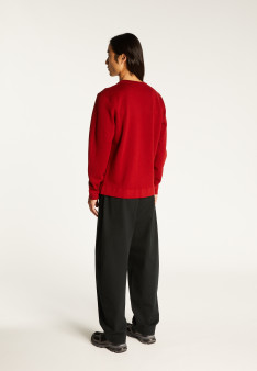Merino wool sweater with logo - Santi