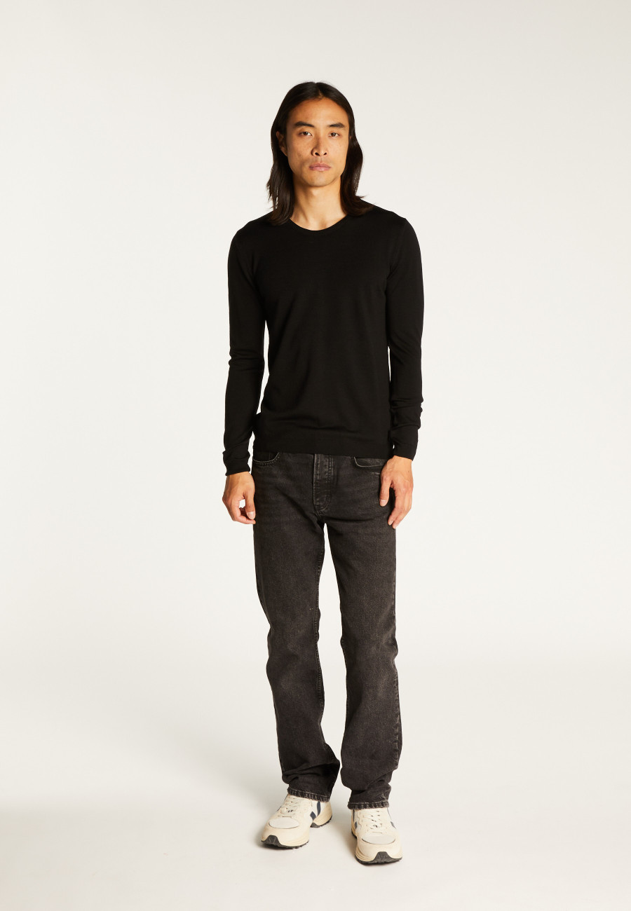 Pull col rond en 100% laine mérinos - Bardem