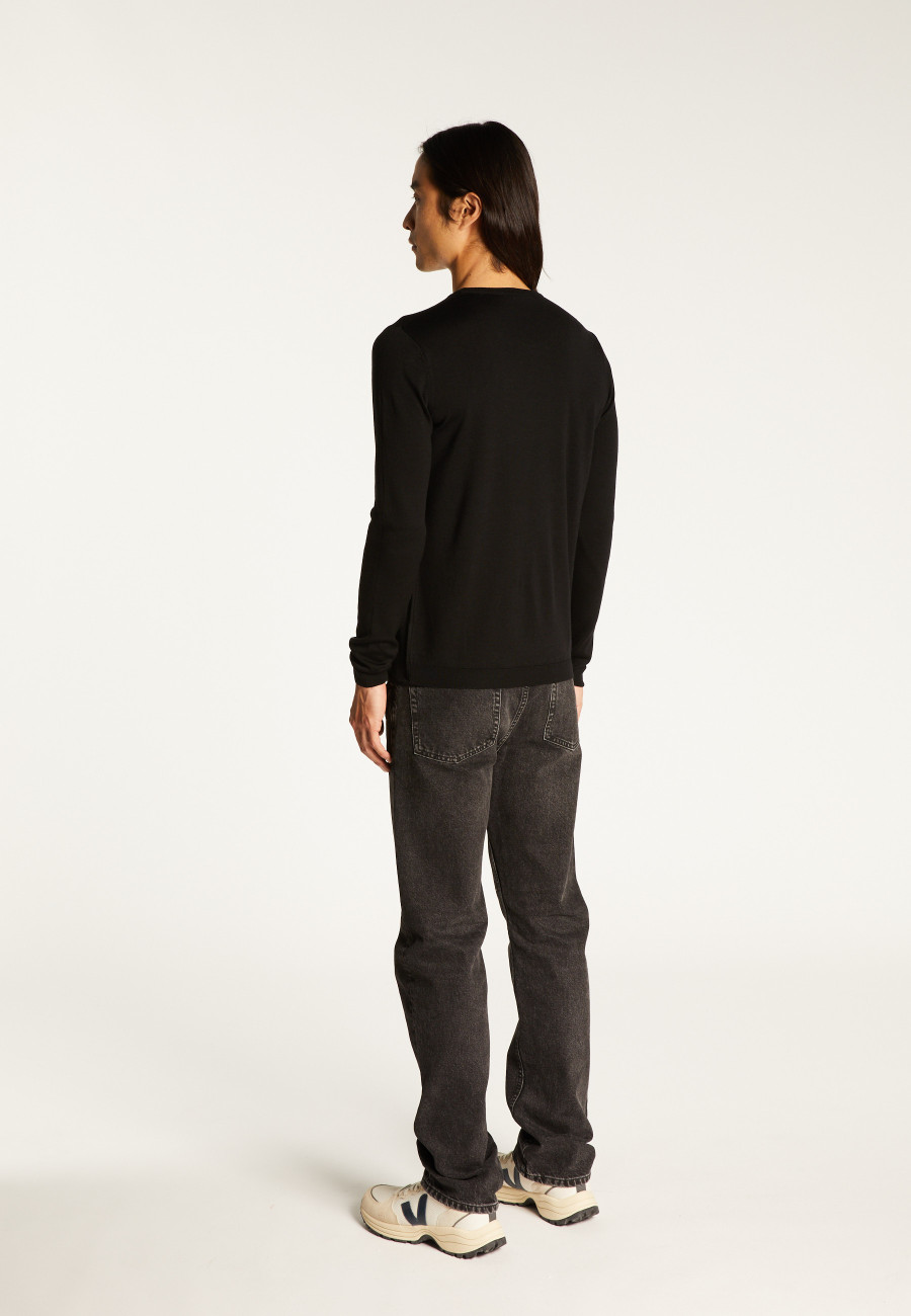 Pull col rond en 100% laine mérinos - Bardem