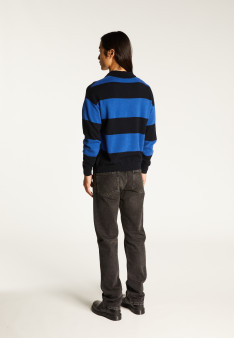 Wool and cashmere polo-neck sweater - Sean