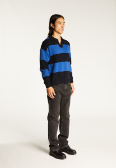 Wool and cashmere polo-neck sweater - Sean