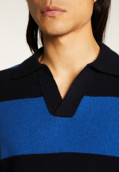 Wool and cashmere polo-neck sweater - Sean