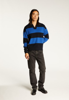 Wool and cashmere polo-neck sweater - Sean